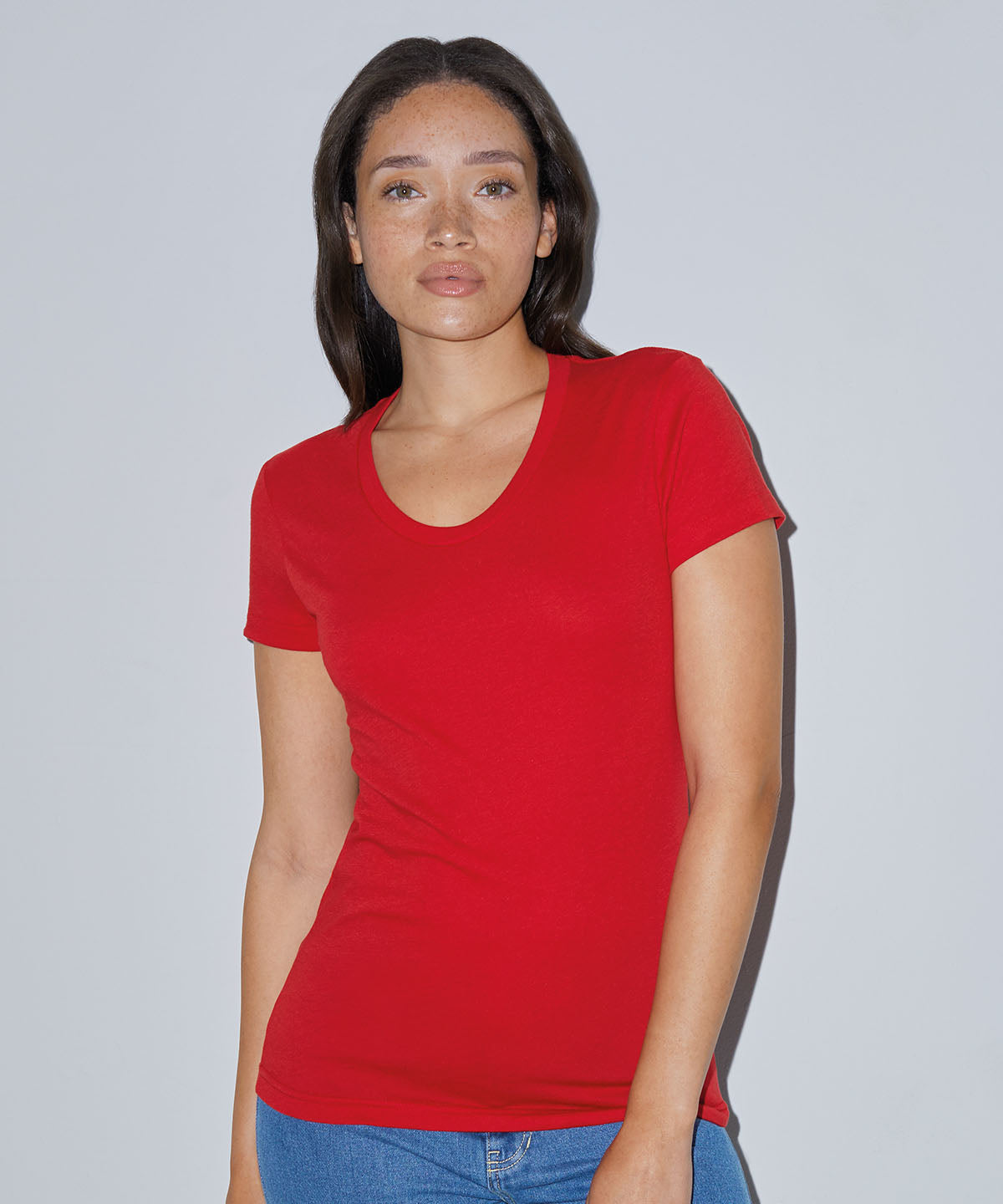 Stuttermabolir - Polycotton Short Sleeve Women's Tee