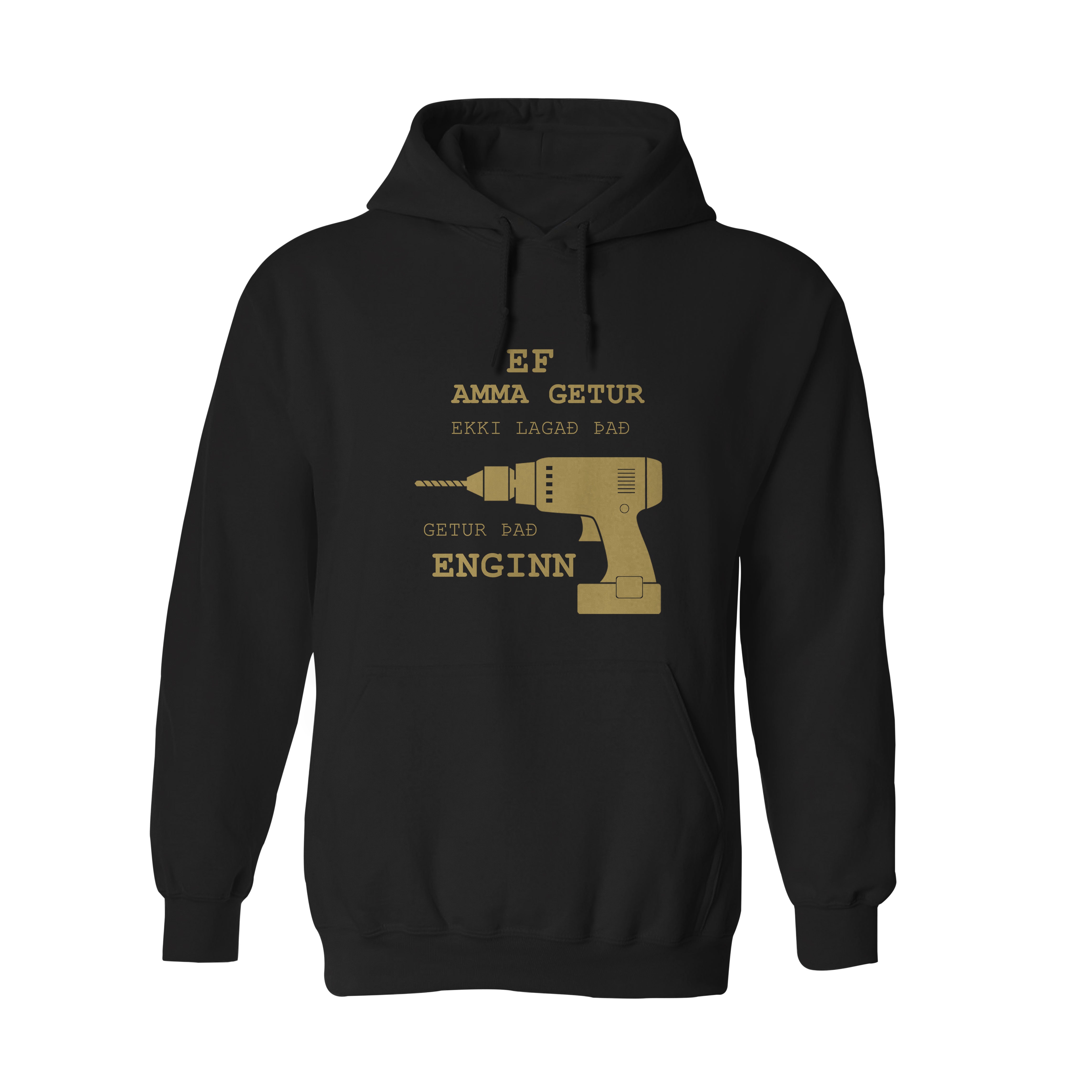 EF AMMA GETUR - Hettupeysa - Svört