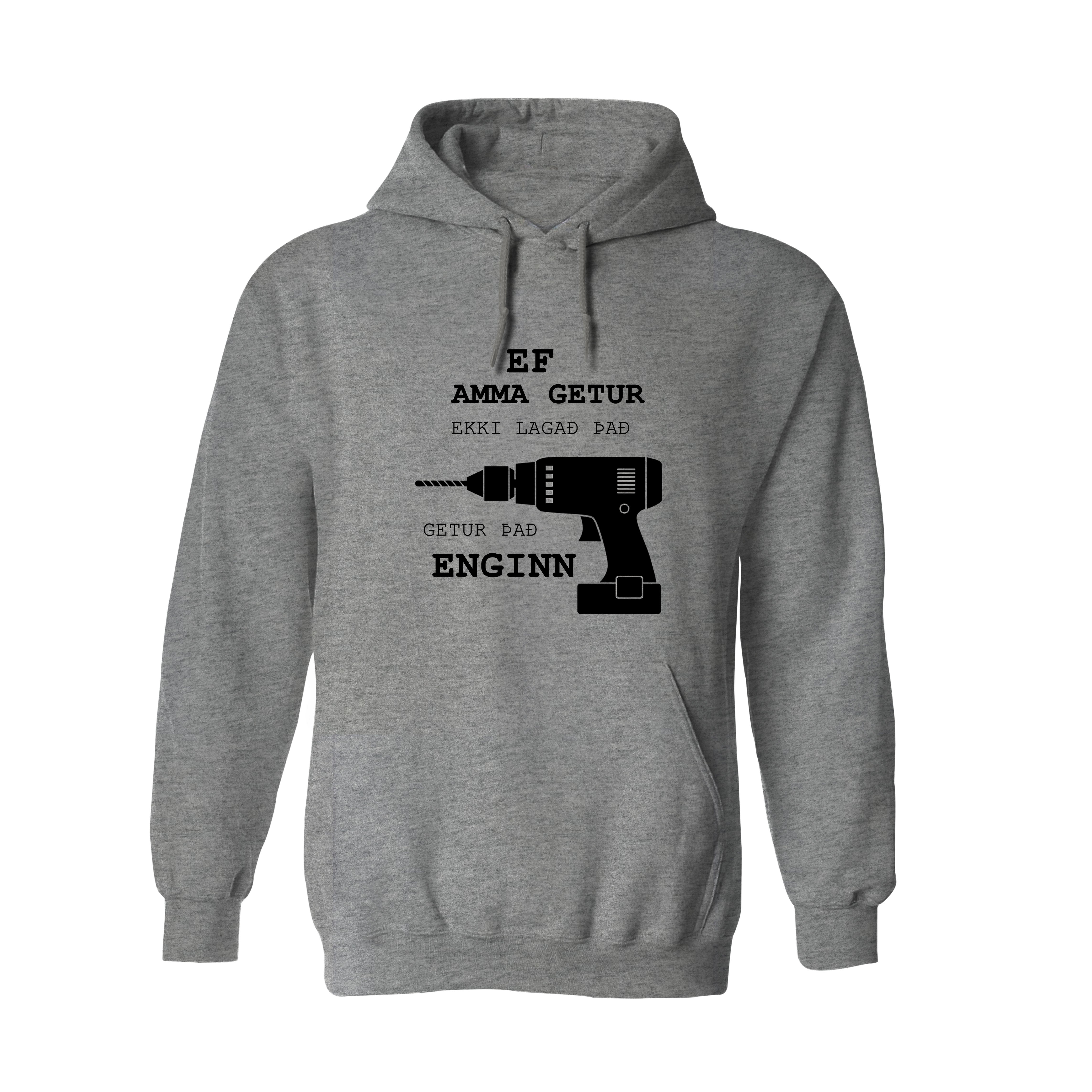 EF AMMA GETUR - Hettupeysa - Grá