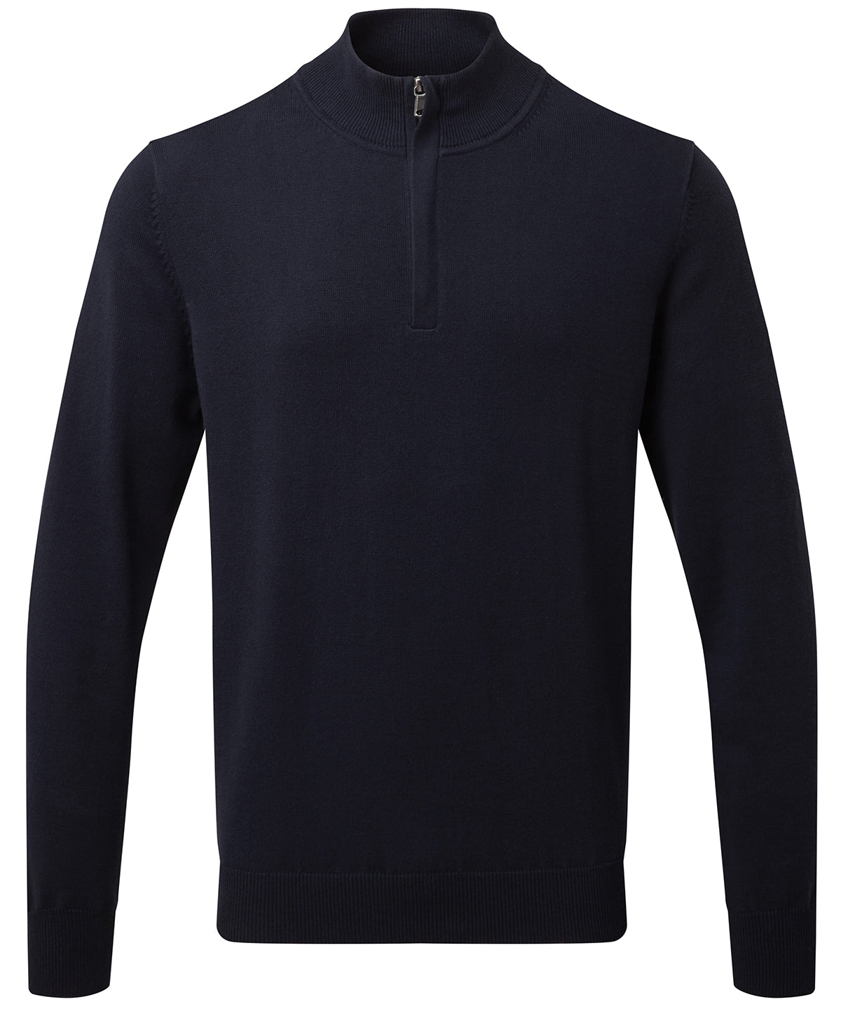 Prjónaðar peysur - Men's Cotton Blend ¼ Zip Sweater