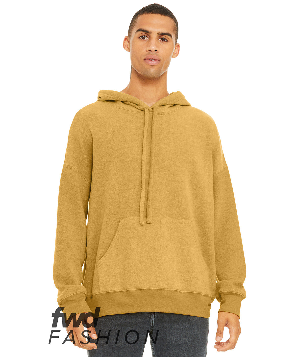 Hettupeysur - Unisex Sueded Fleece Pullover Hoodie