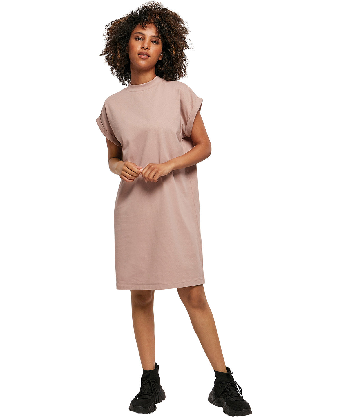 Kjólar - Women's Turtle Extended Shoulder Dress