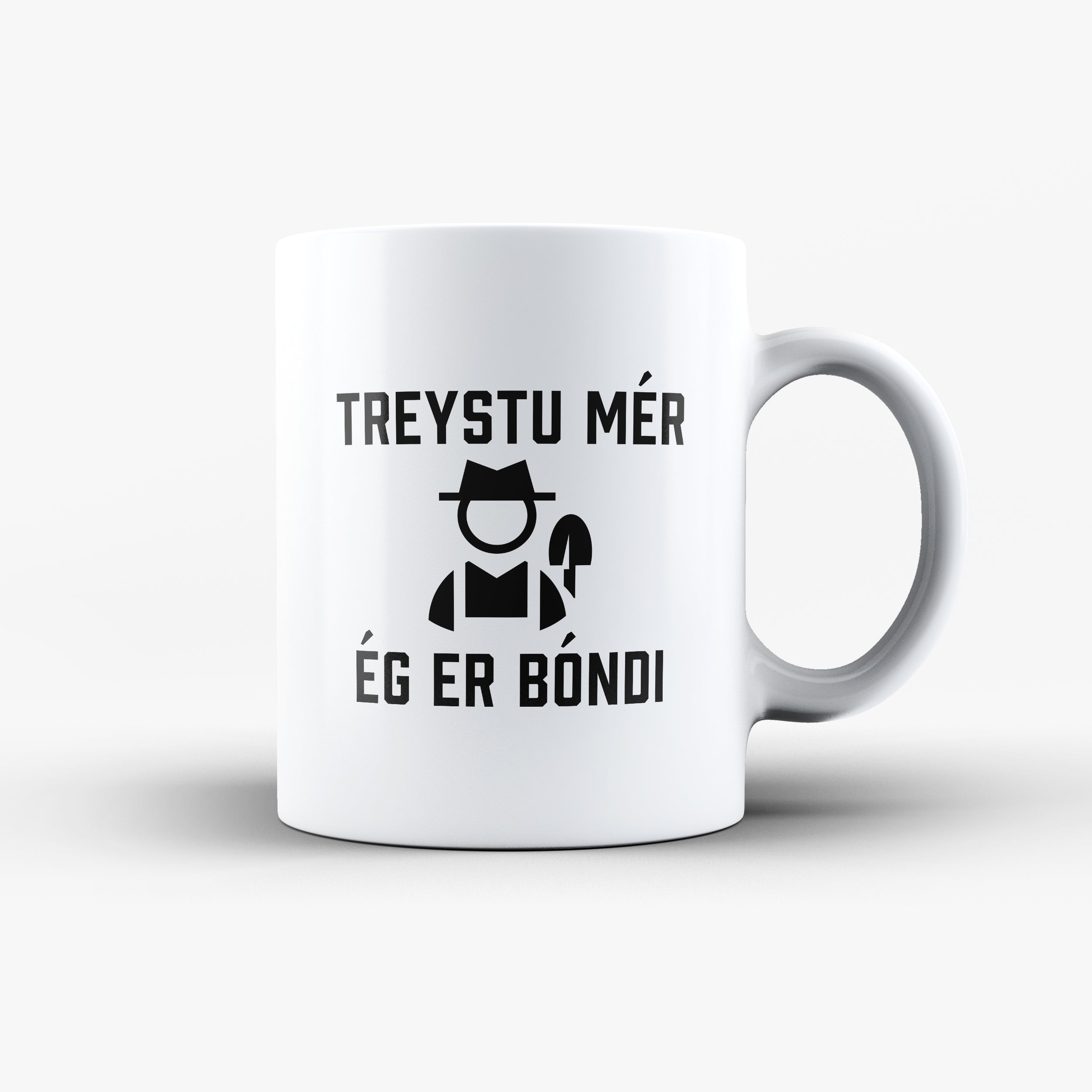 TREYSTU MÉR ÉG ER BÓNDI   (kk) - bolli