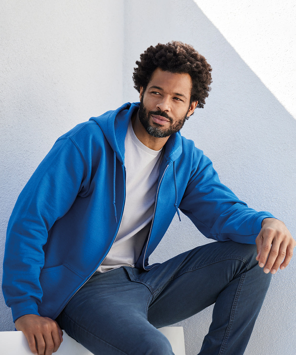 Hettupeysur - Heavy Blend™ Full Zip Hooded Sweatshirt