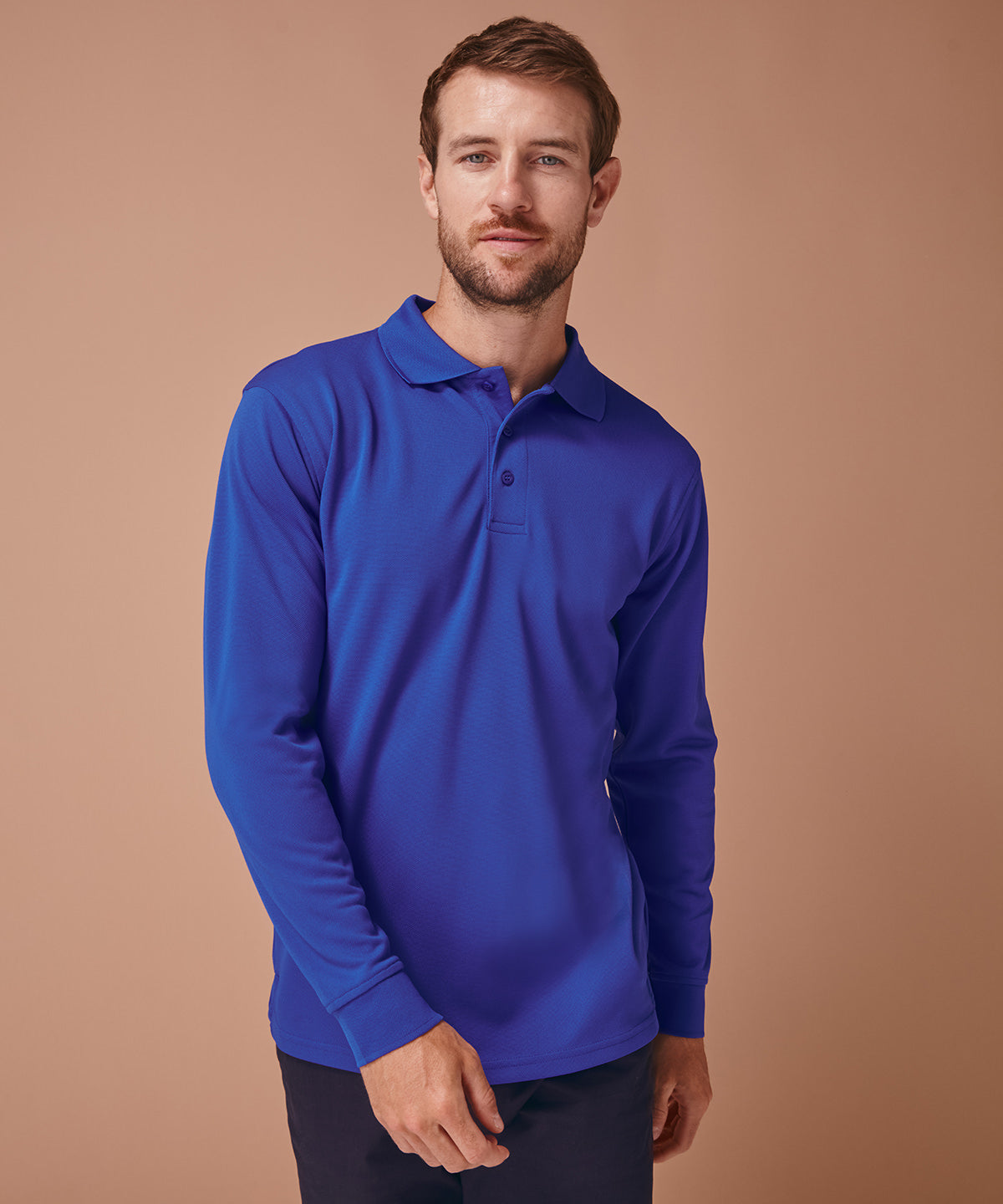 Pólóbolir - Long Sleeve Coolplus® Polo Shirt