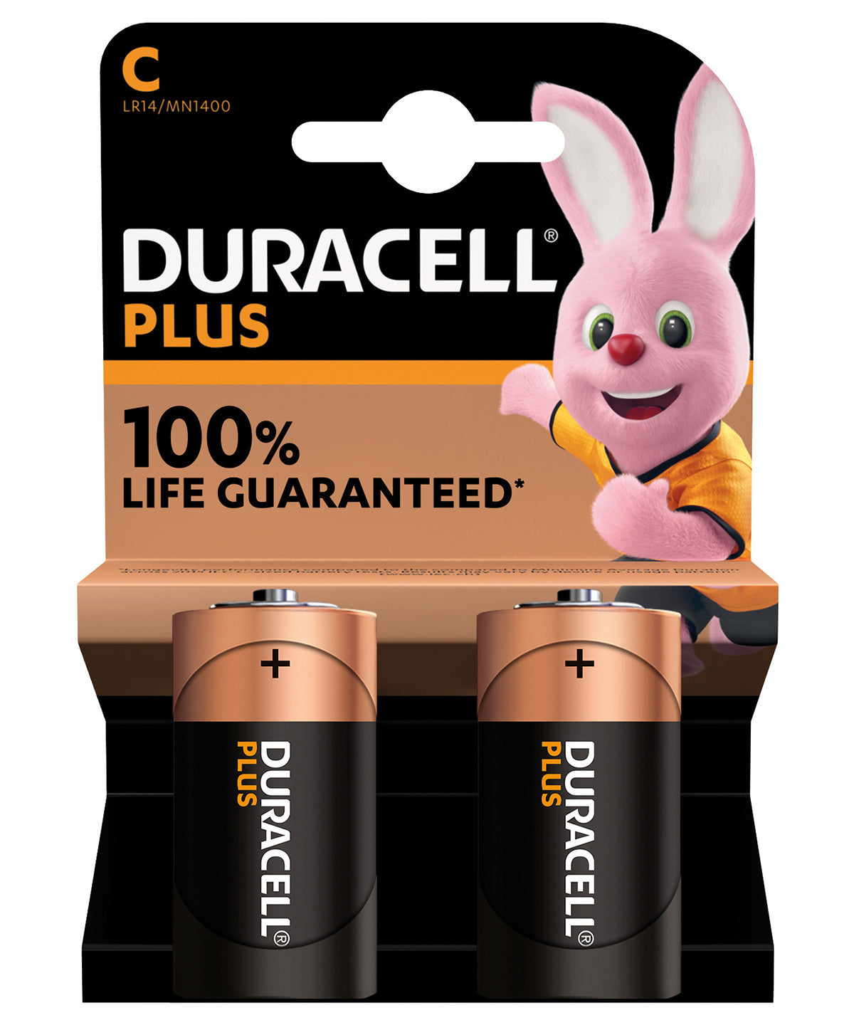 Rafhlöður - Duracell Plus Power C Batteries 2-pack