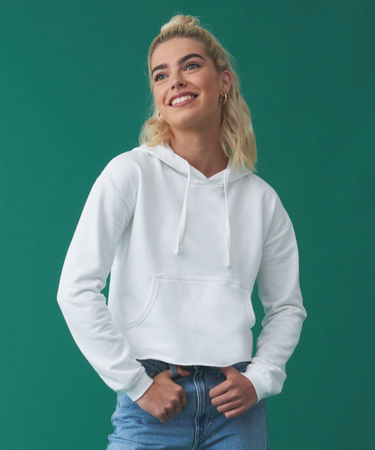 Hettupeysur - Women's Cropped Hoodie