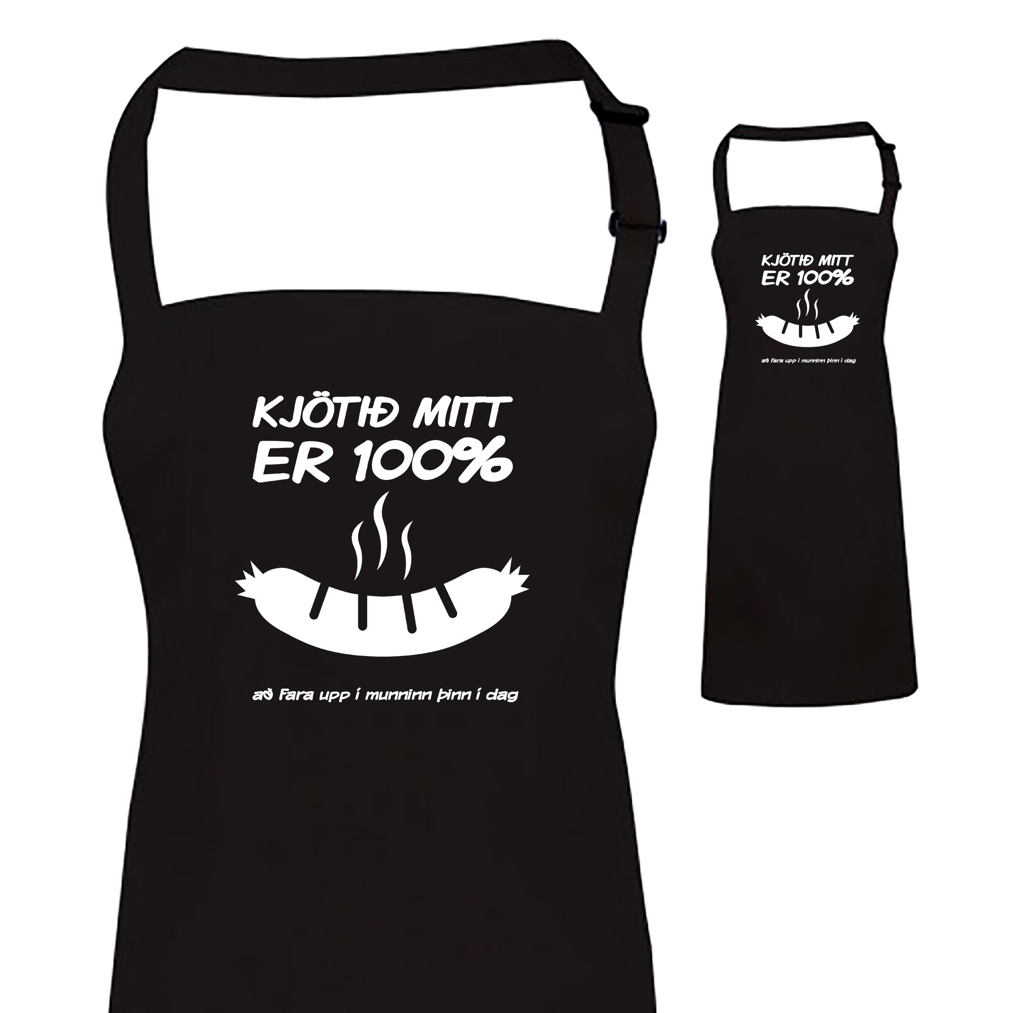 Kjötið mitt - vönduð grill svunta