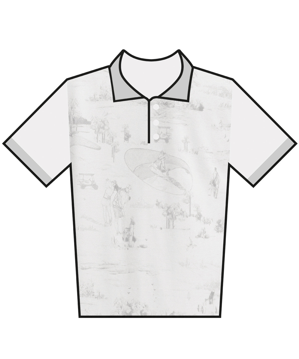 Pólóbolir - Nike Dri-FIT Slim Print Polo