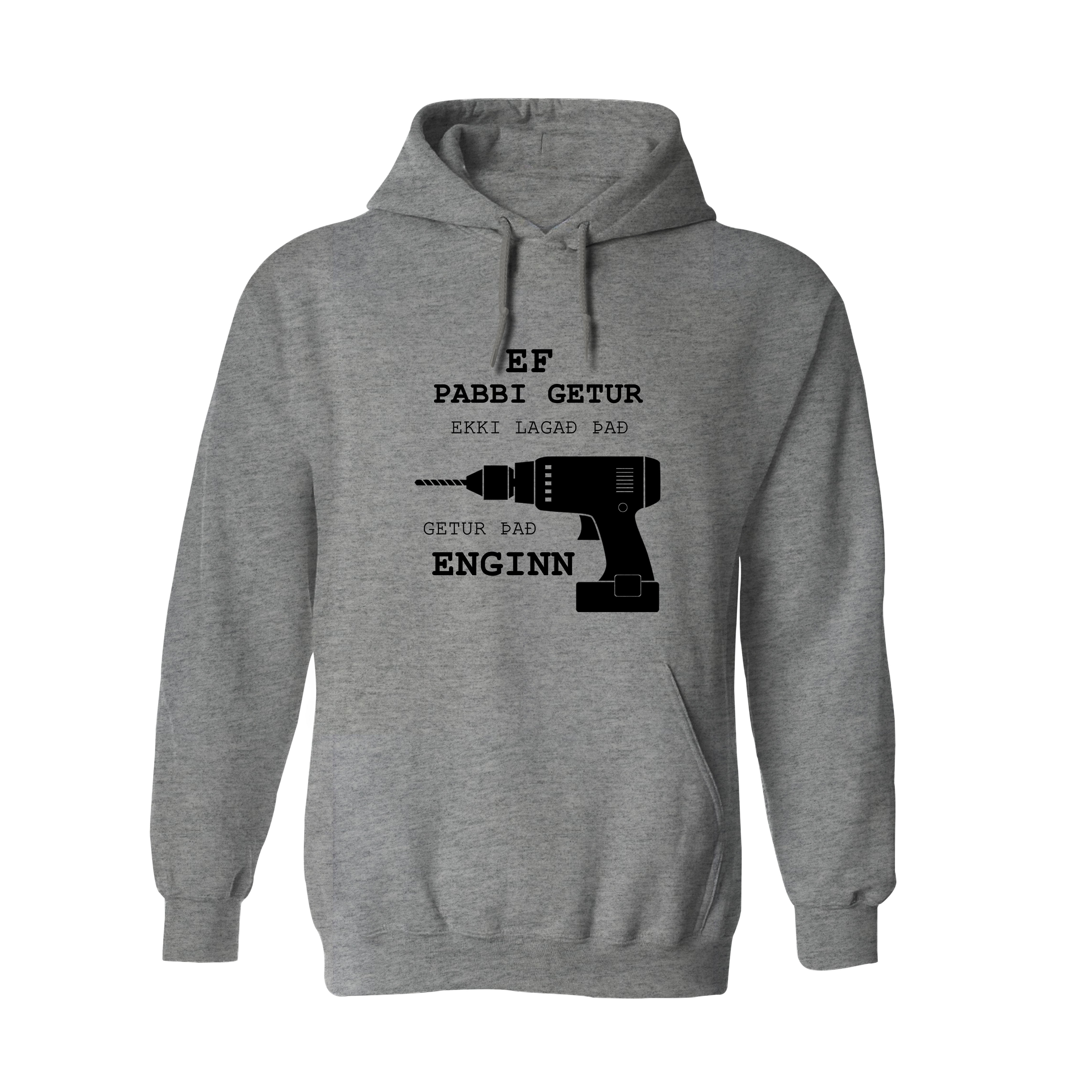 PABBI - Hettupeysa - Grá