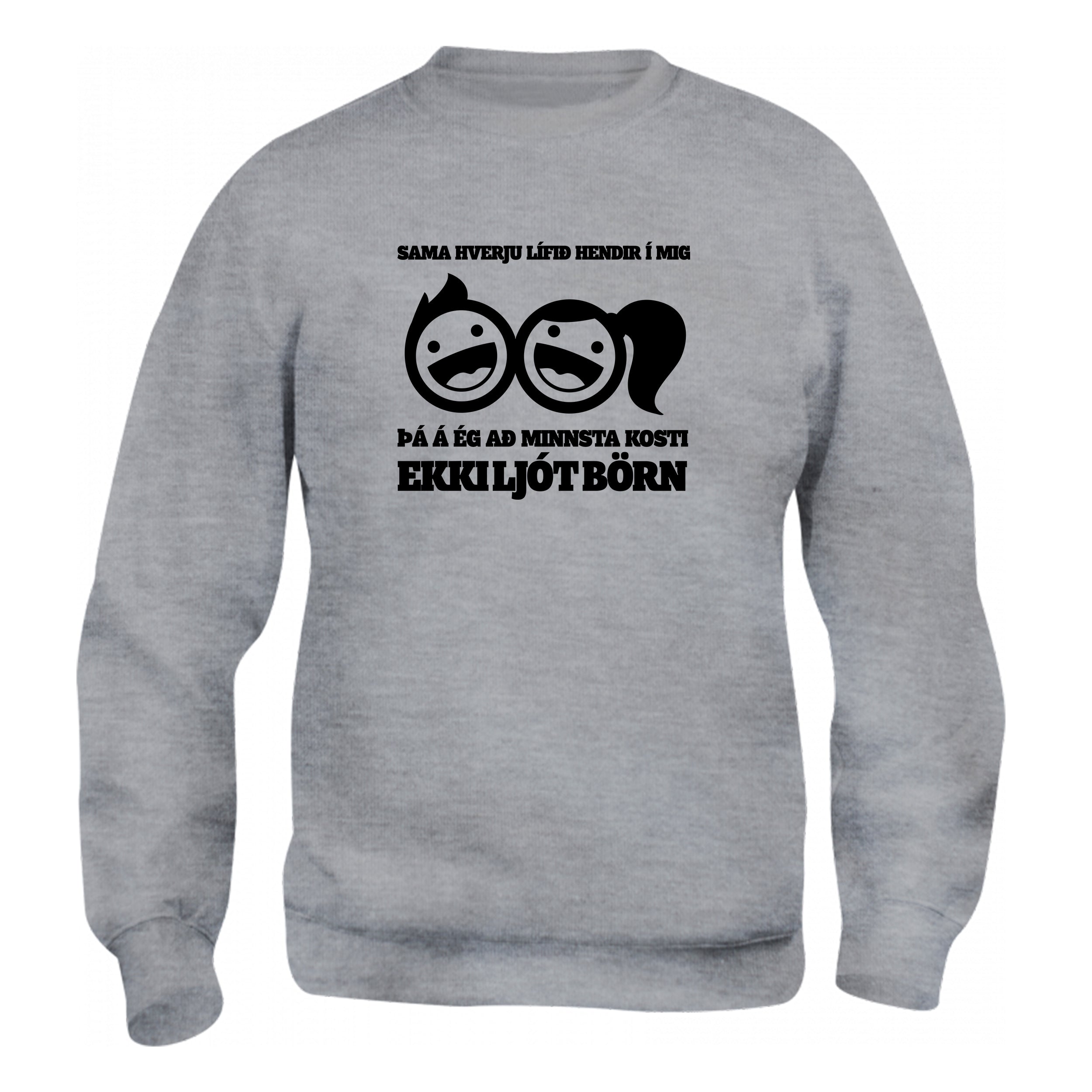SAMA HVERJU LÍFIÐ HENDIR Í MIG - Peysa - Grá