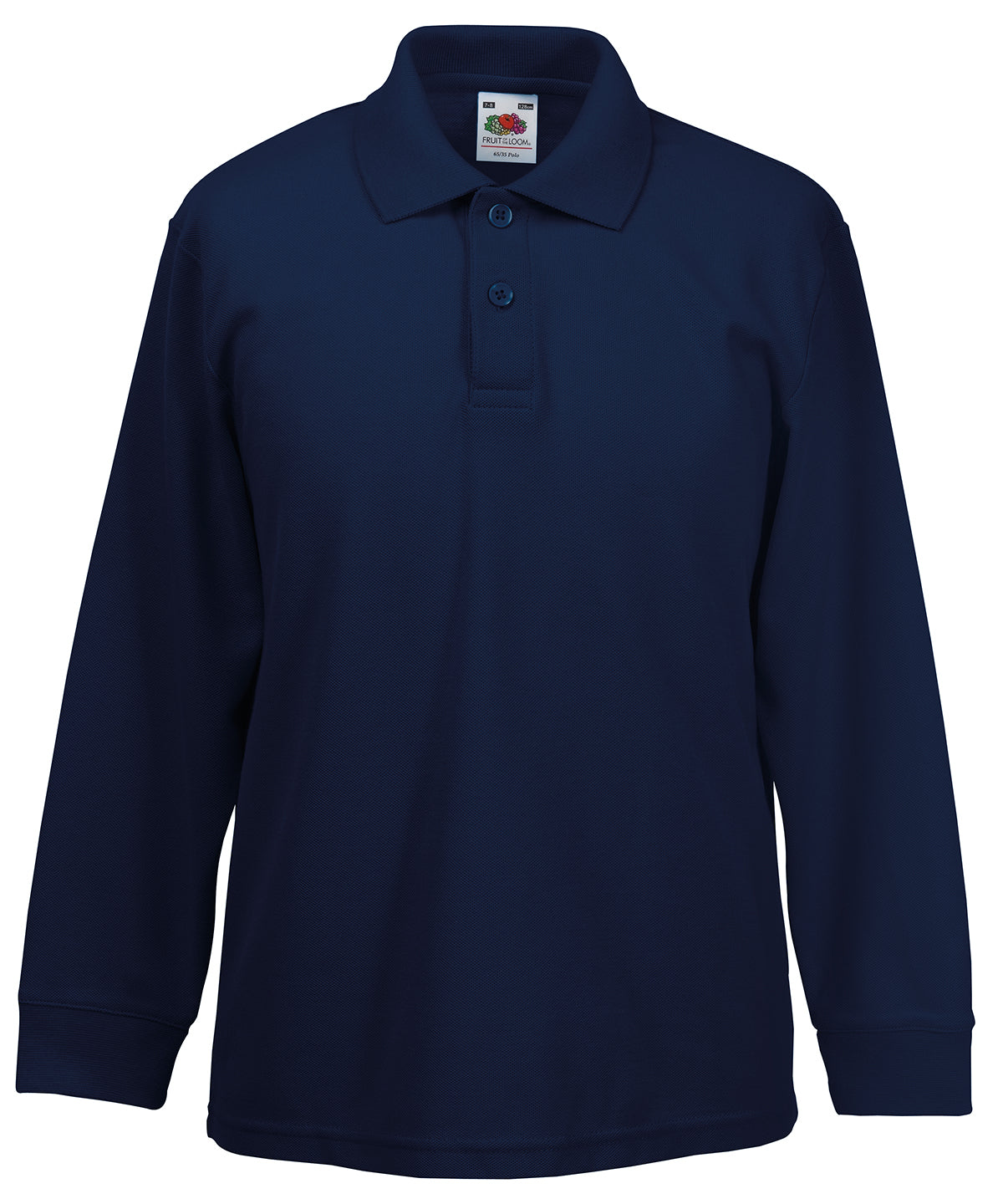 Pólóbolir - Kids Long Sleeve 65/35 Polo