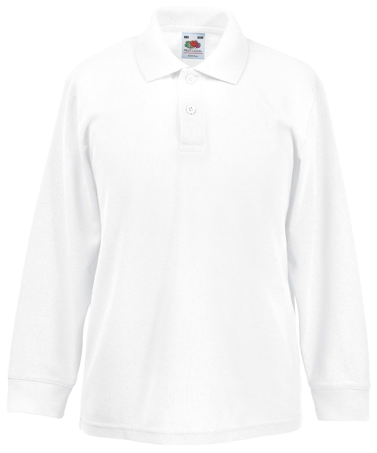 Pólóbolir - Kids Long Sleeve 65/35 Polo
