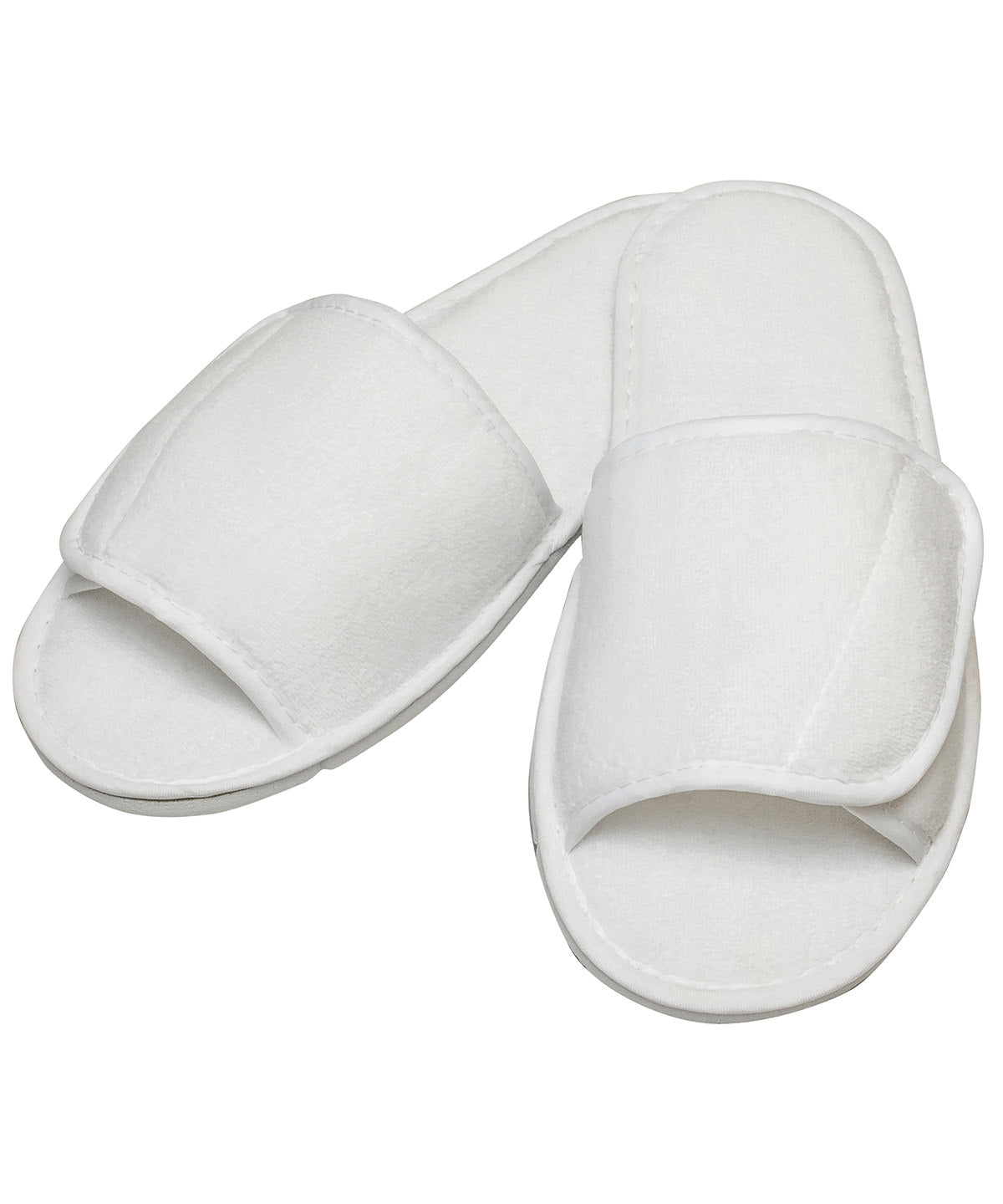 Inniskór - Open-toe Slippers With Hook And Loop Strap