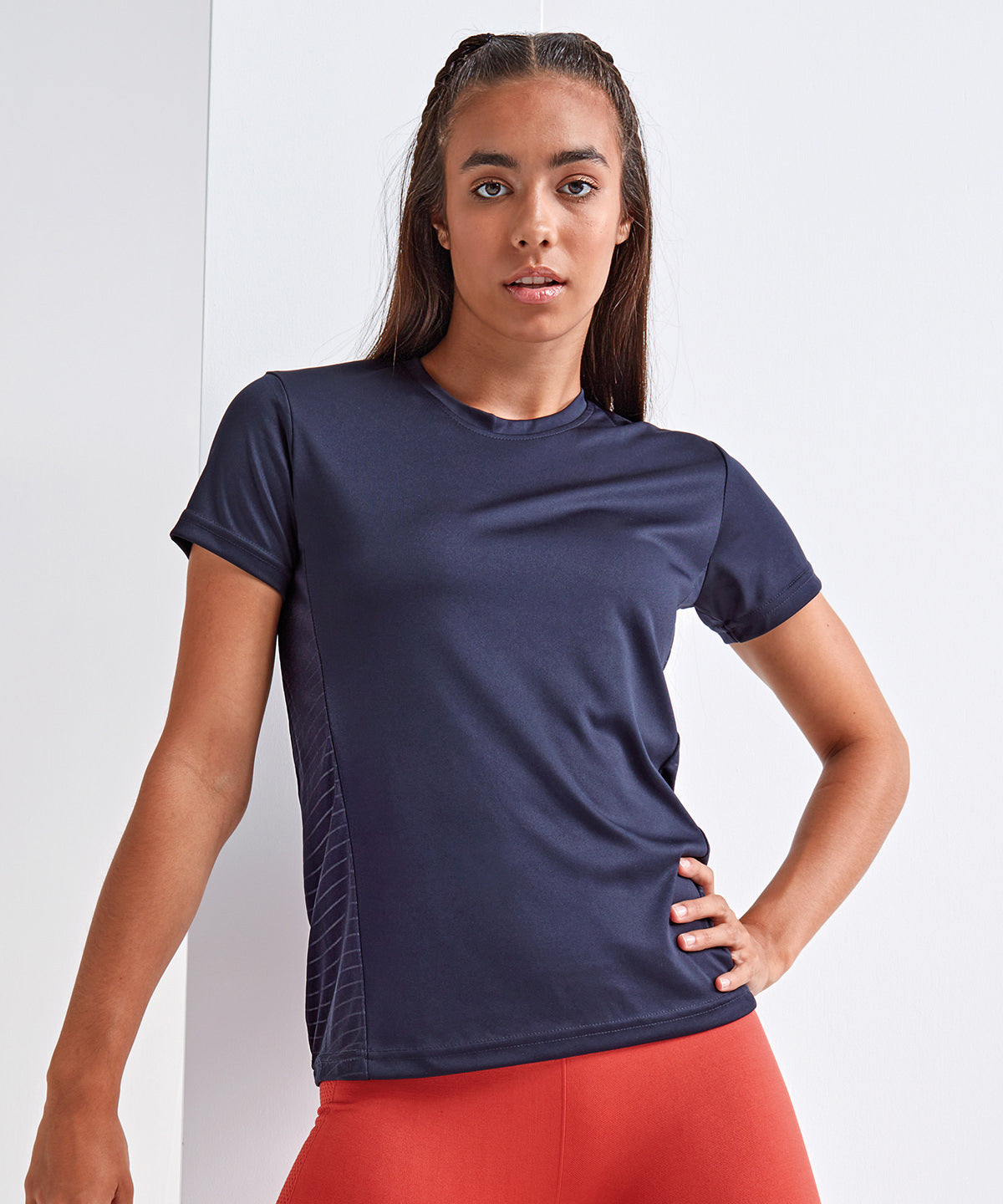 Stuttermabolir - Women's TriDri® Embossed Panel T-shirt