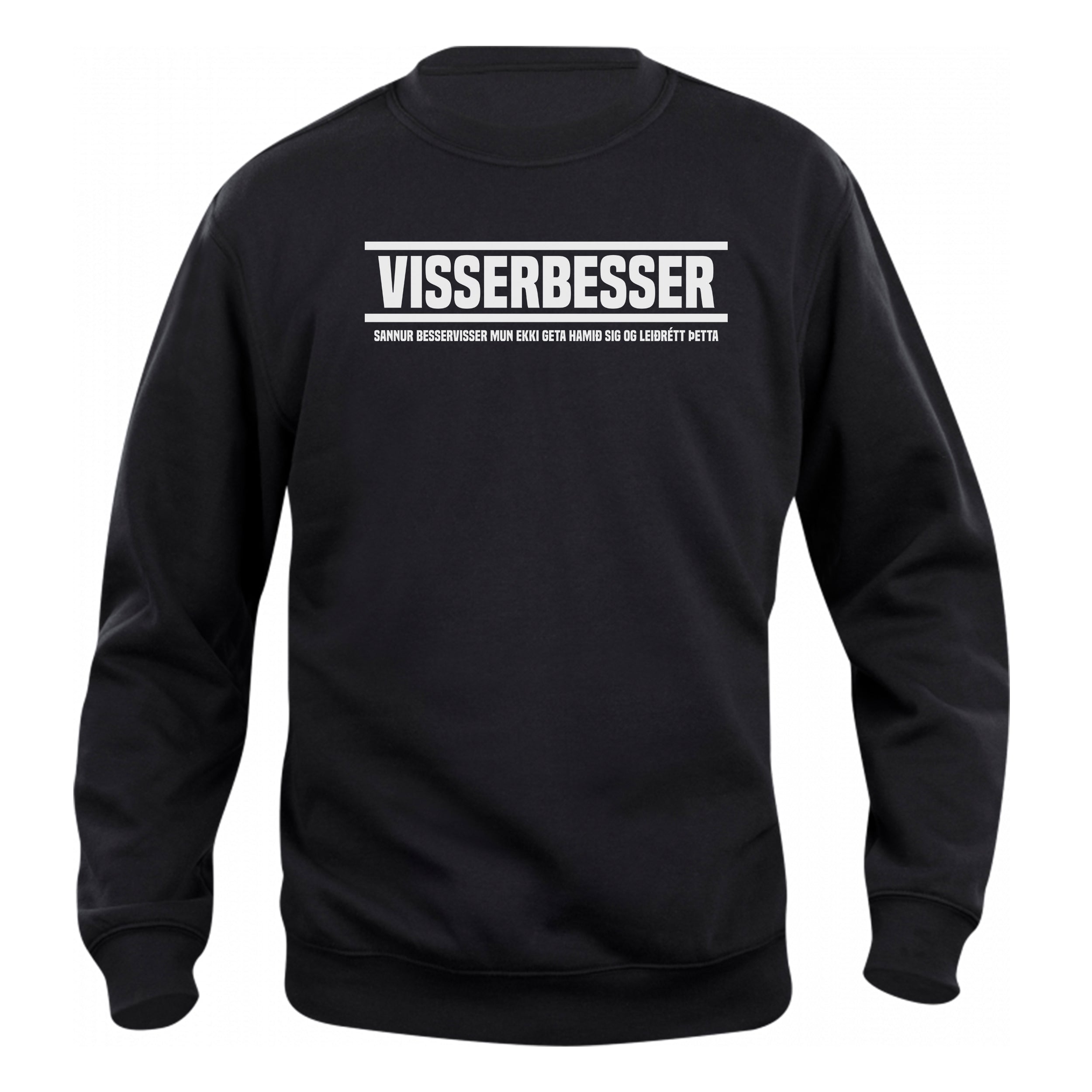 VISSERBESSER - Peysa - Svört