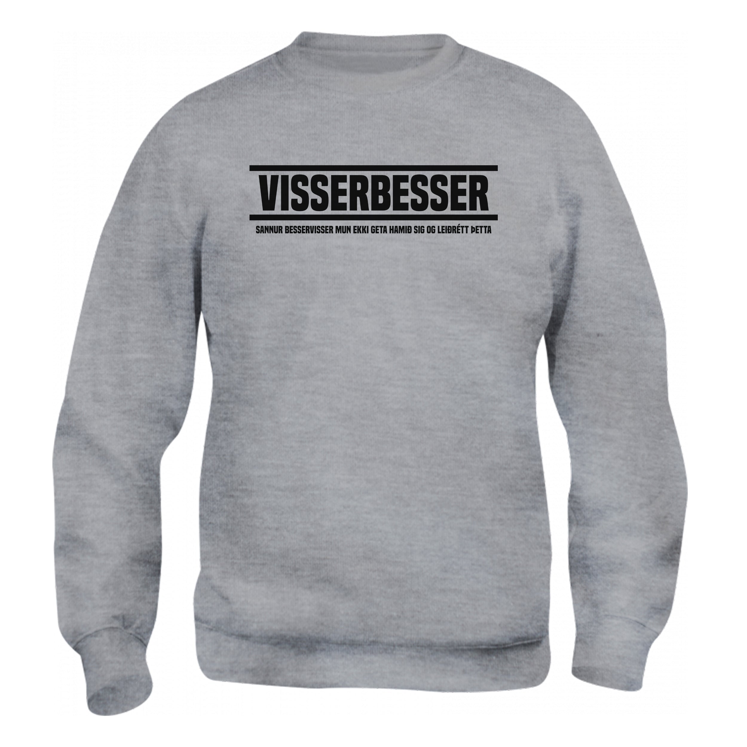 VISSERBESSER - Peysa - Grá
