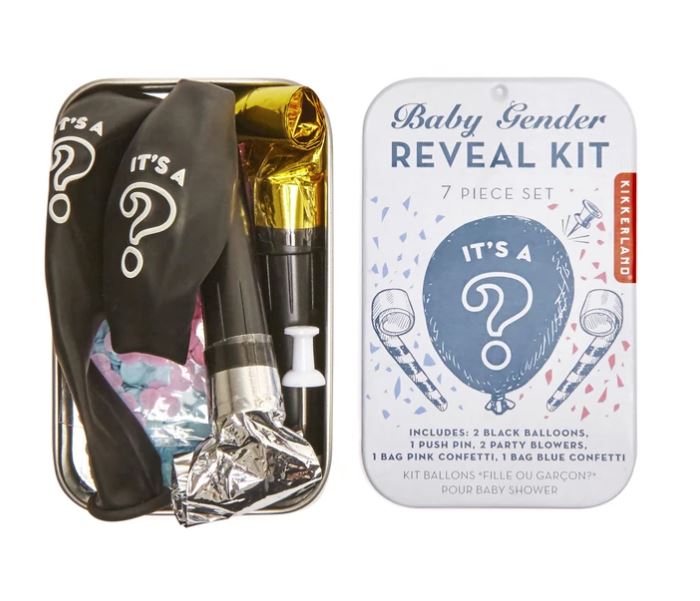 Baby gender reveal kit