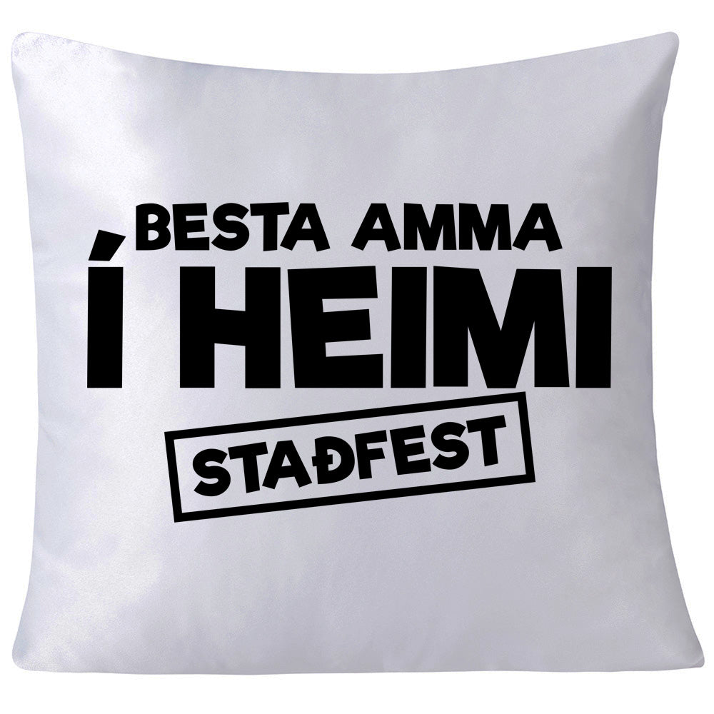 Besta amma í heimi staðfest - Púði