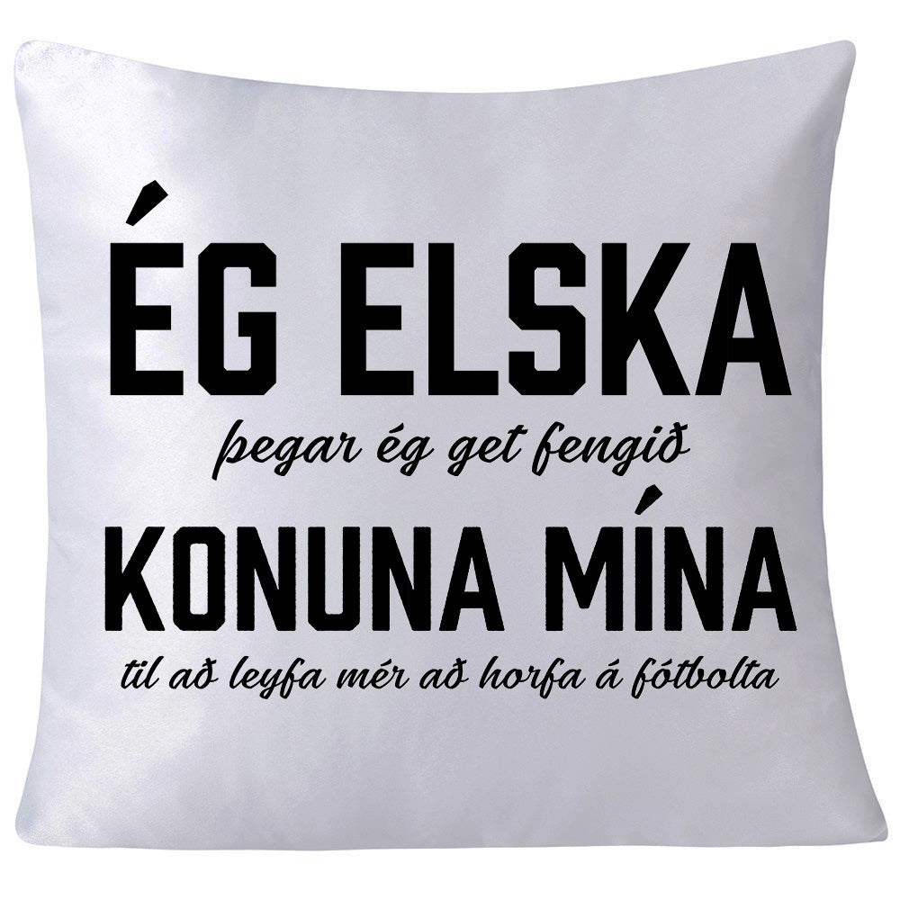 Ég elska - Púði