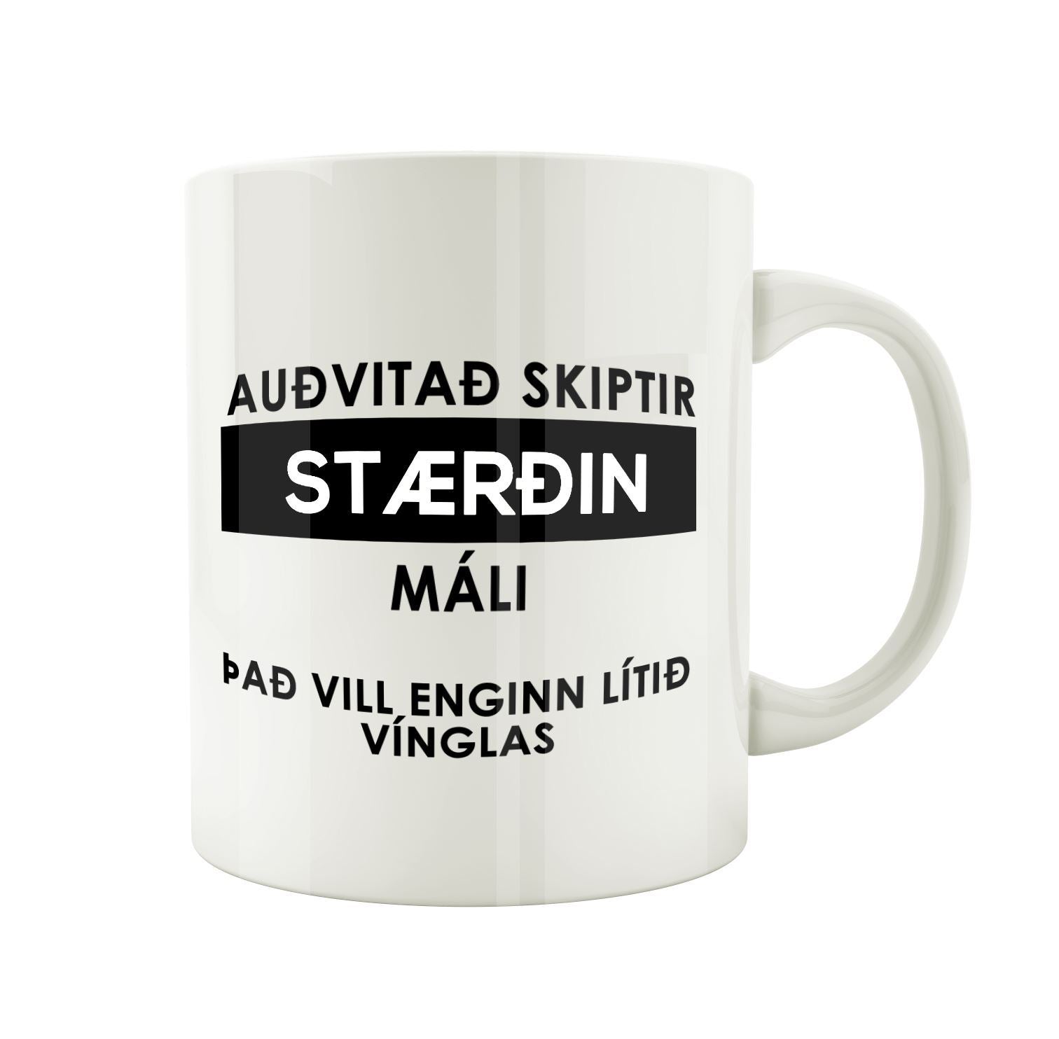 Auðvitað skiptir stærðin máli, það vill engin lítið vínglas.