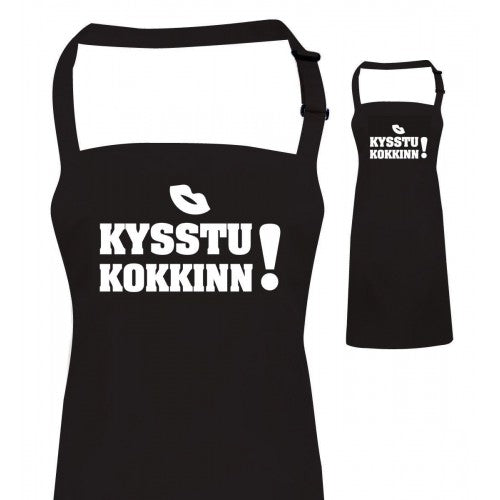 Kysstu kokkinn! - vönduð grill svunta