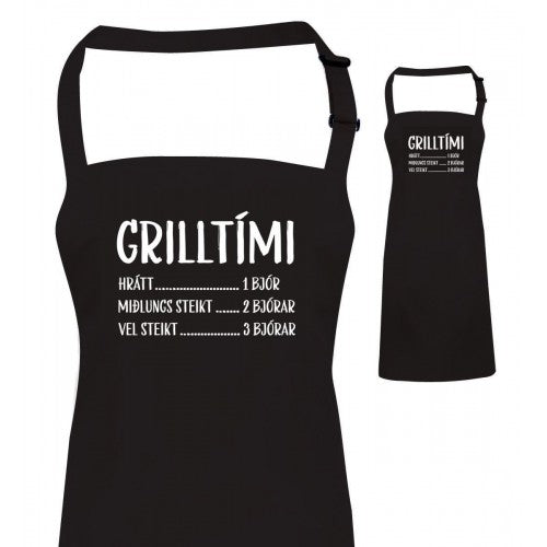 Grilltími - vönduð grill svunta