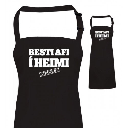 Besti afi í heimi staðfest - vönduð grill svunta