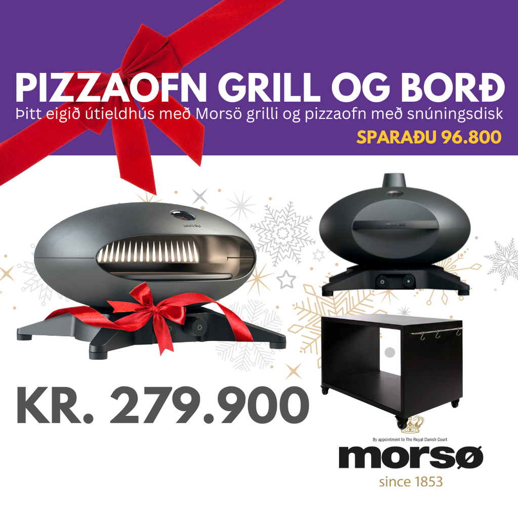 COMBO:  Spin Pizzaofn, Medio Grill og Stóra útiborðið