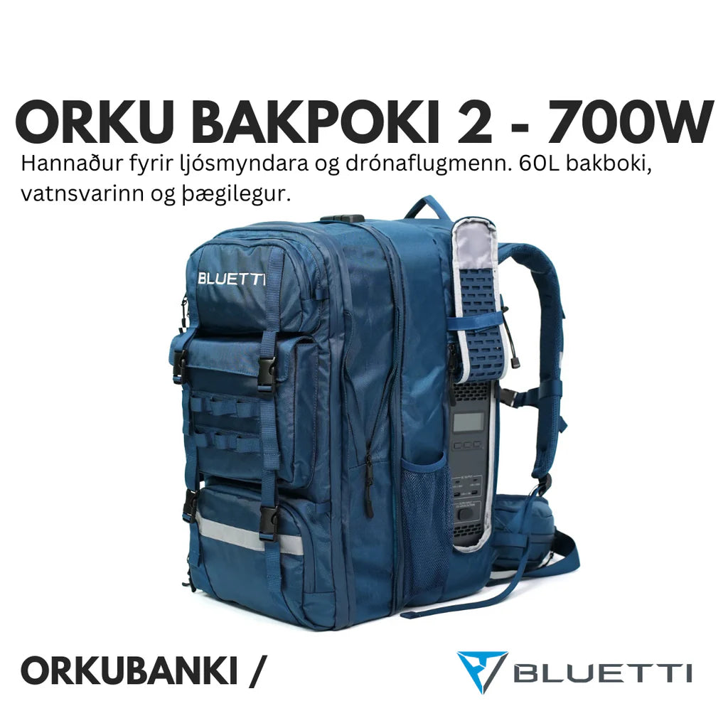 BLUETTI ORKU BAKPOKI 2 - 700W - 60L