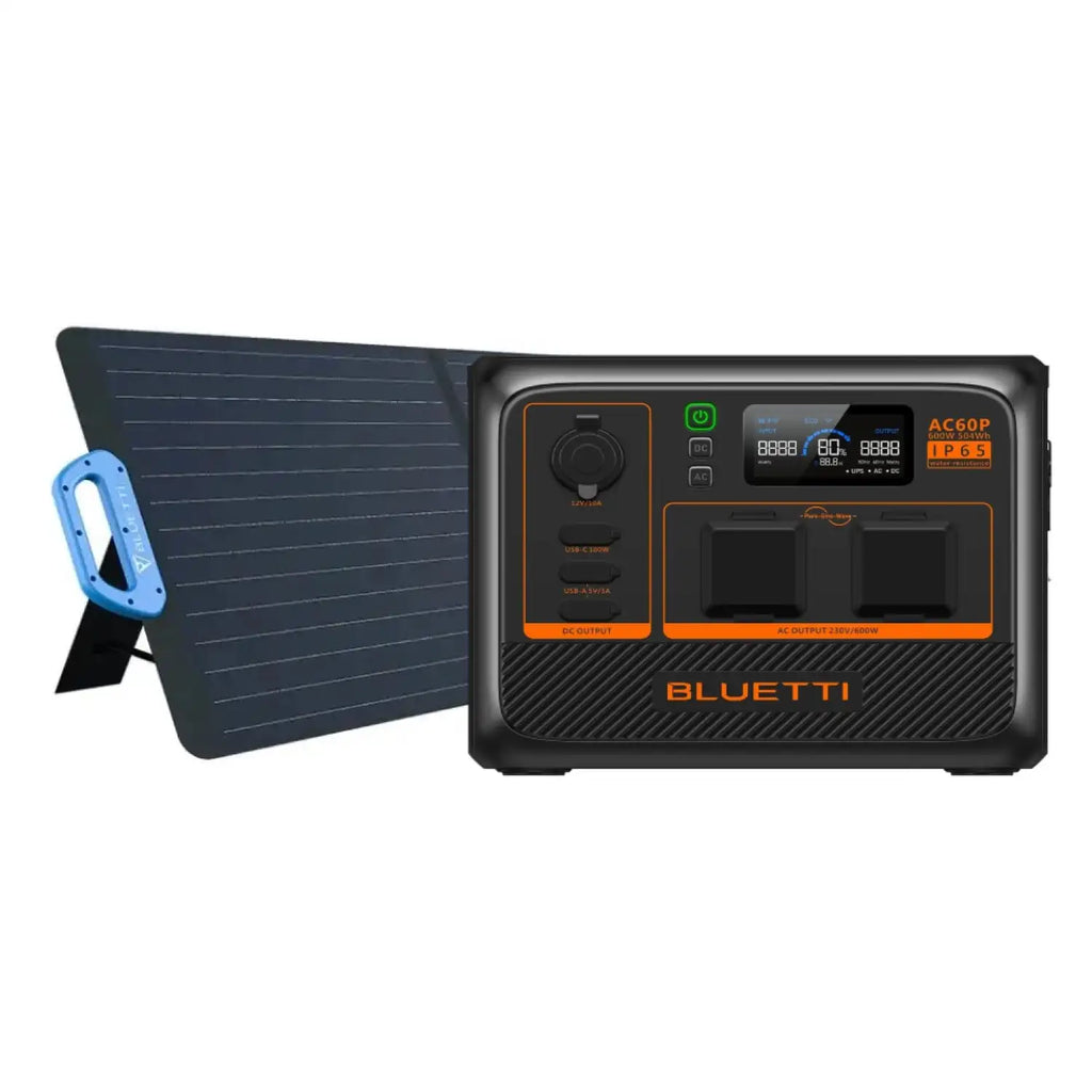 BLUETTI AC60P ORKUBANKI - 600W - VATNSVARINN - IP65