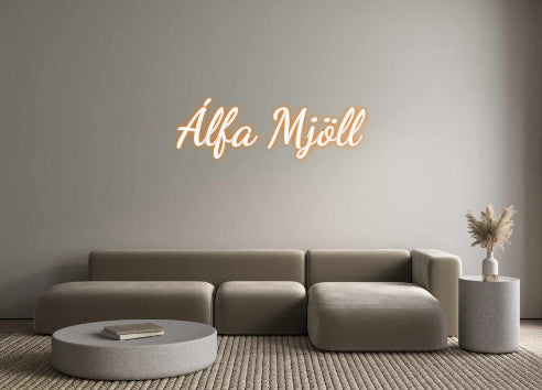 Custom Neon: Álfa Mjöll