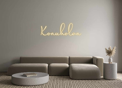 Custom Neon: Konuholan