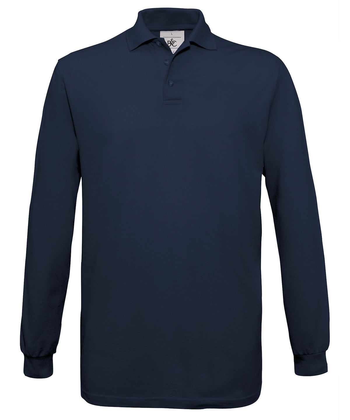 Pólóbolir - B&C Safran Long Sleeve