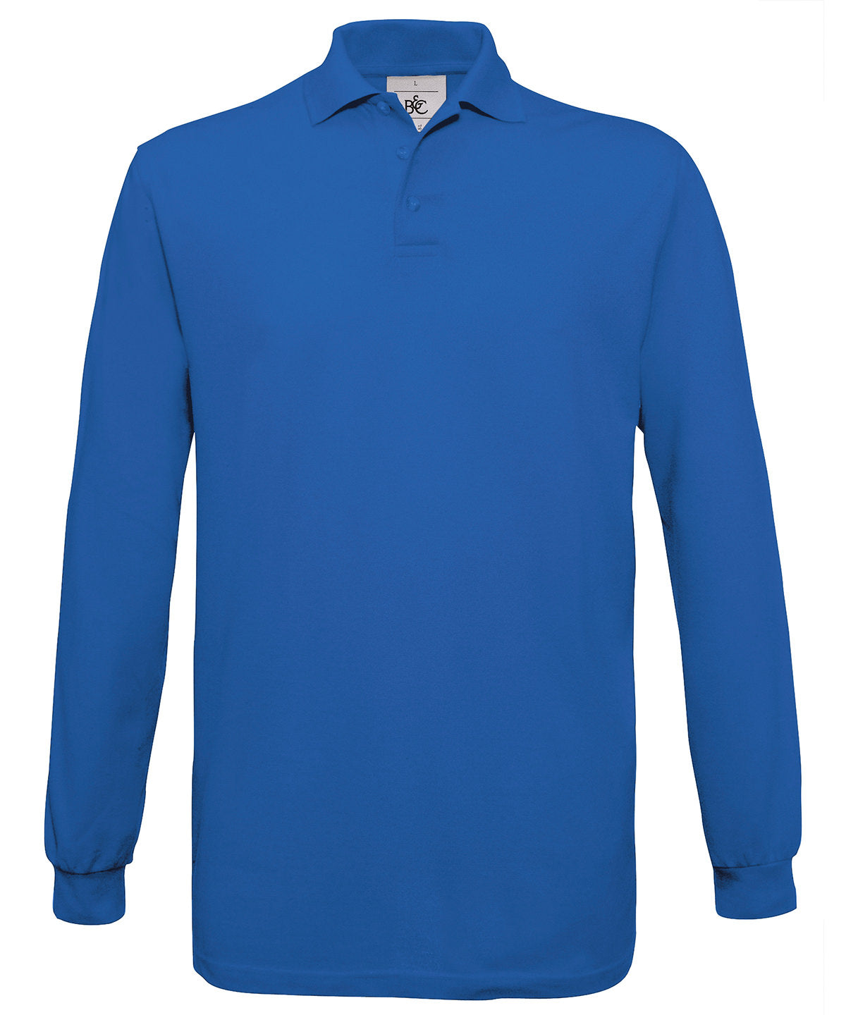 Pólóbolir - B&C Safran Long Sleeve