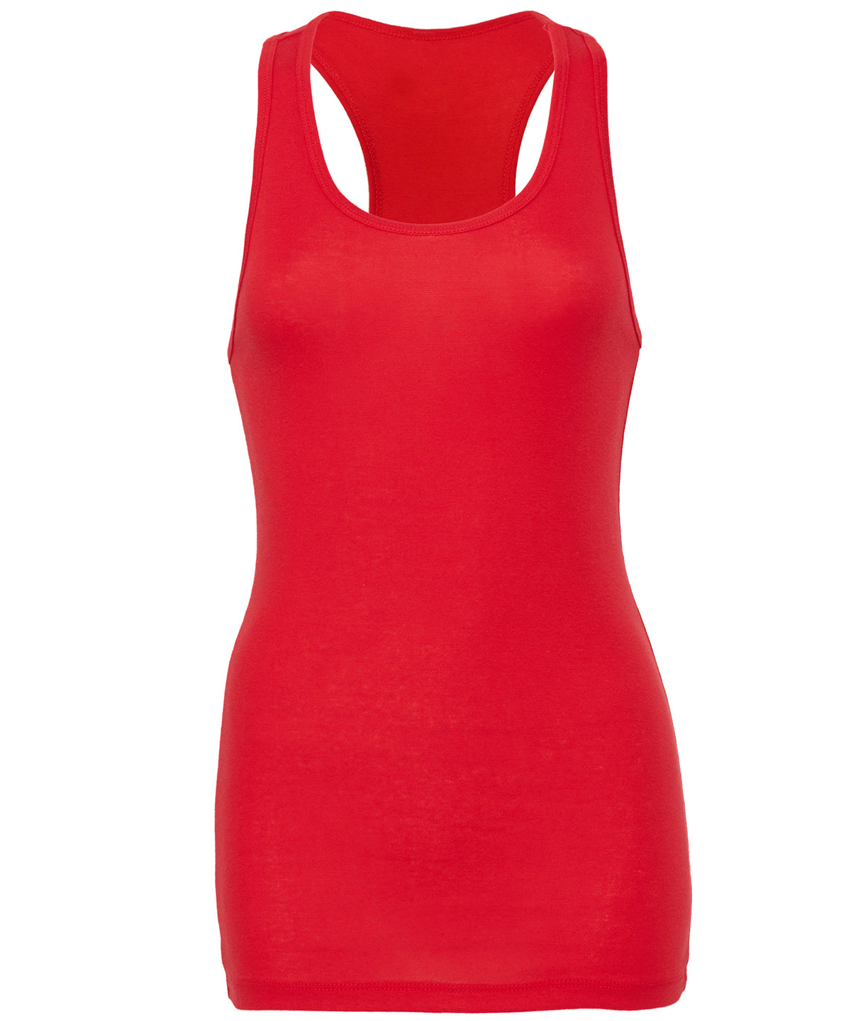 Vesti - Sheer Mini Rib Racerback Tank Top