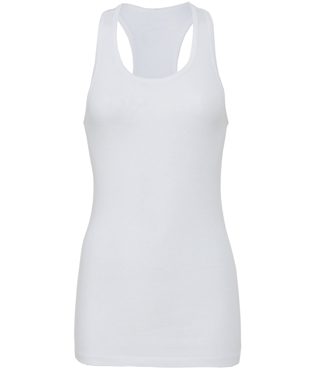 Vesti - Sheer Mini Rib Racerback Tank Top