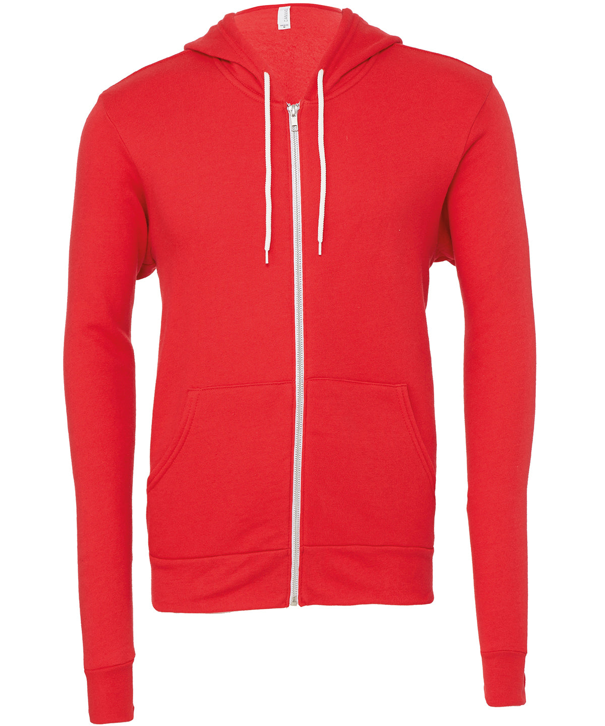 Hettupeysur - Unisex Polycotton Fleece Full-zip Hoodie