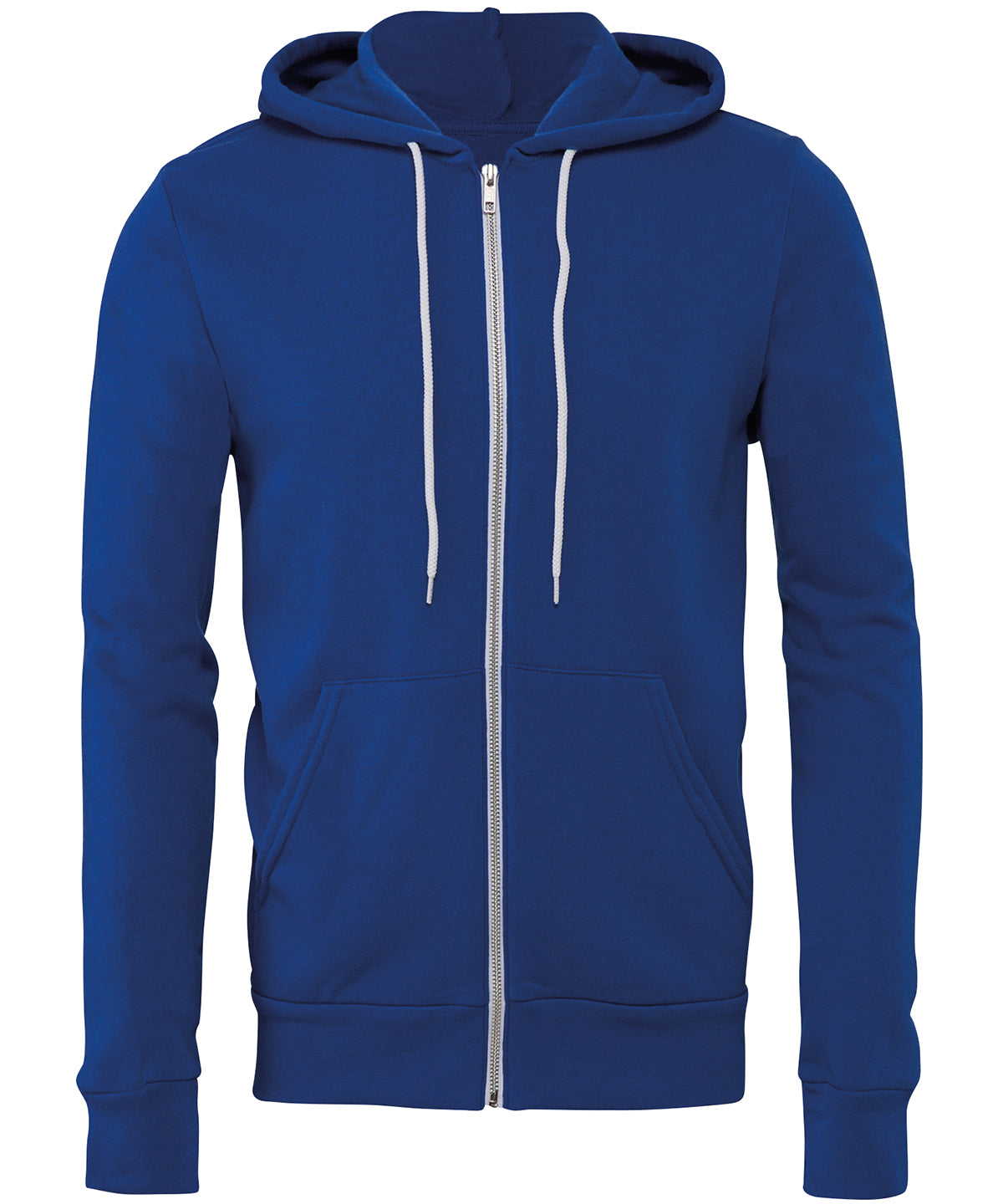 Hettupeysur - Unisex Polycotton Fleece Full-zip Hoodie