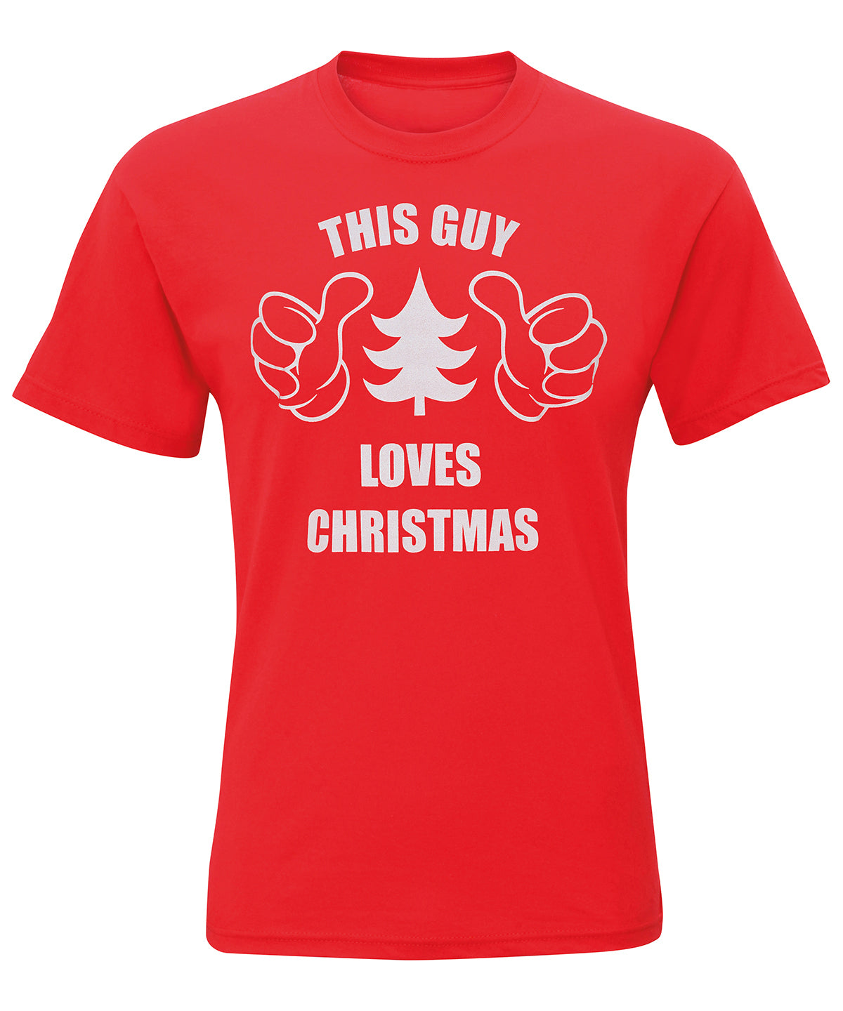 Stuttermabolir - Men's "This Guy Loves Christmas" Short Sleeve Tee