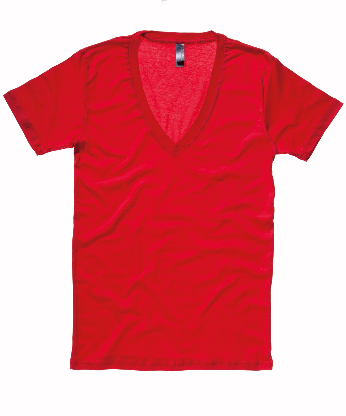 Stuttermabolir - Unisex Jersey Deep V-neck T-shirt