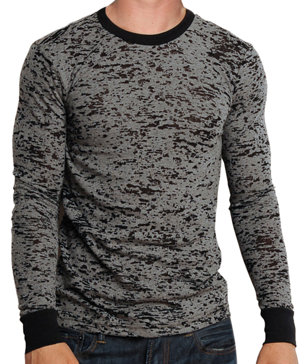 Thermal Tops - Burn-out Long Sleeve Thermal