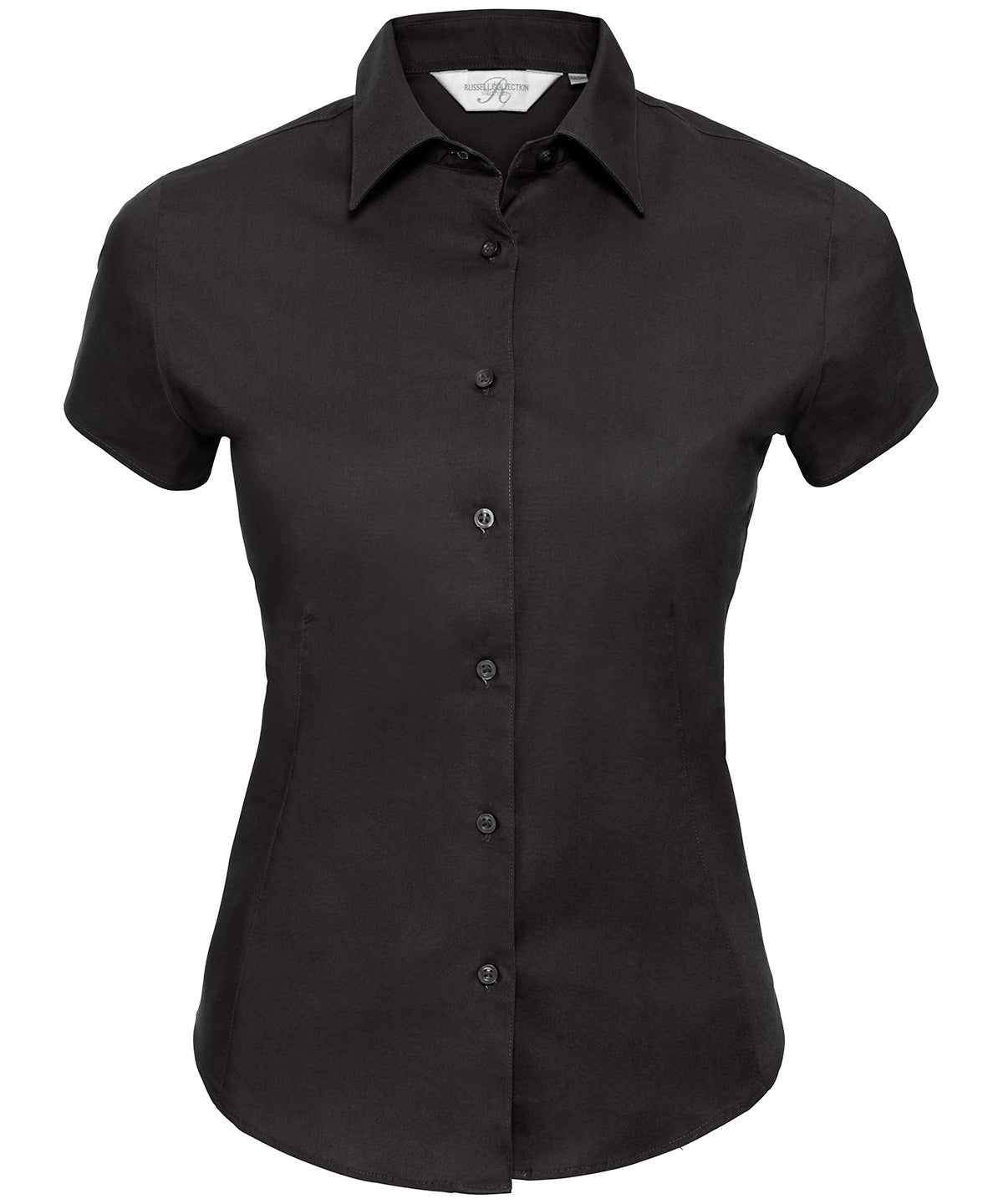 Bolir - Women's Short Sleeve Easycare Fitted Stretch Shirt