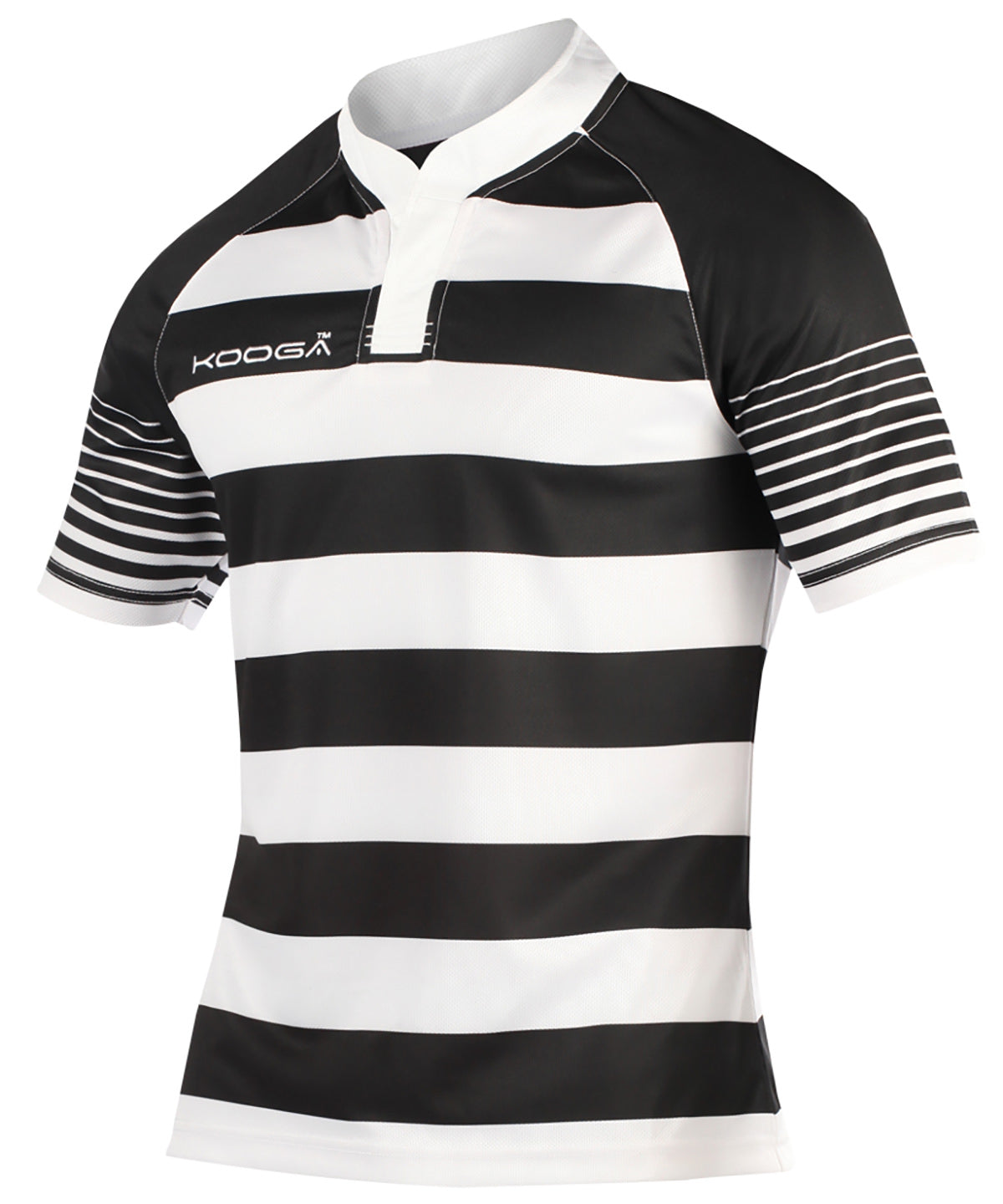 Stuttermabolir - Kooga Touchline Hooped Match Shirt