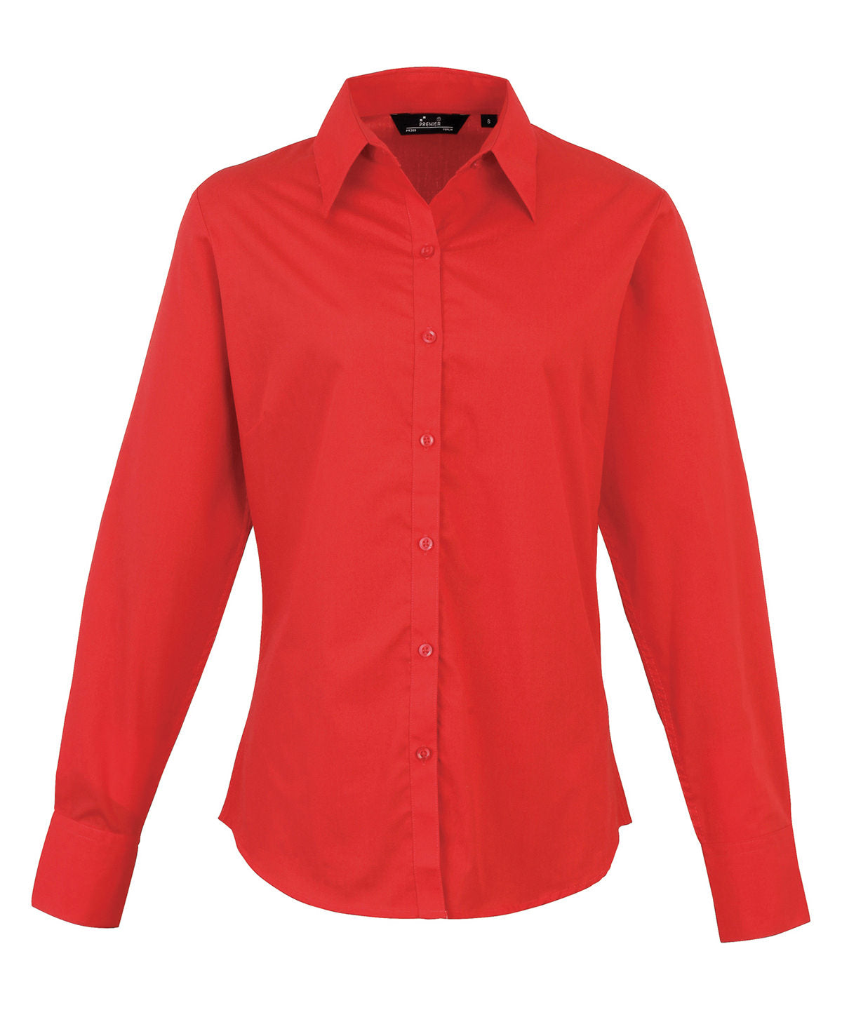 Blússur - Women's Poplin Long Sleeve Blouse