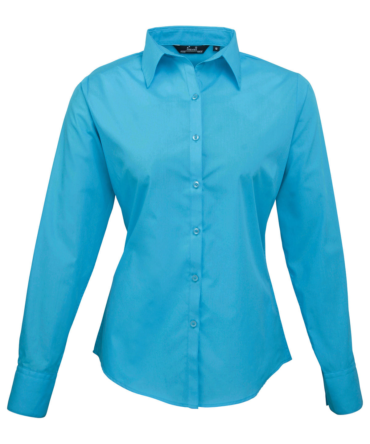 Blússur - Women's Poplin Long Sleeve Blouse