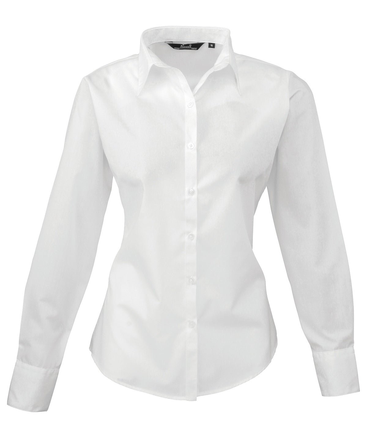 Blússur - Women's Poplin Long Sleeve Blouse