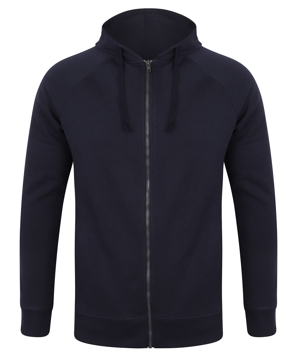 Hettupeysur - Unisex Slim-fit Zip-through Hoodie