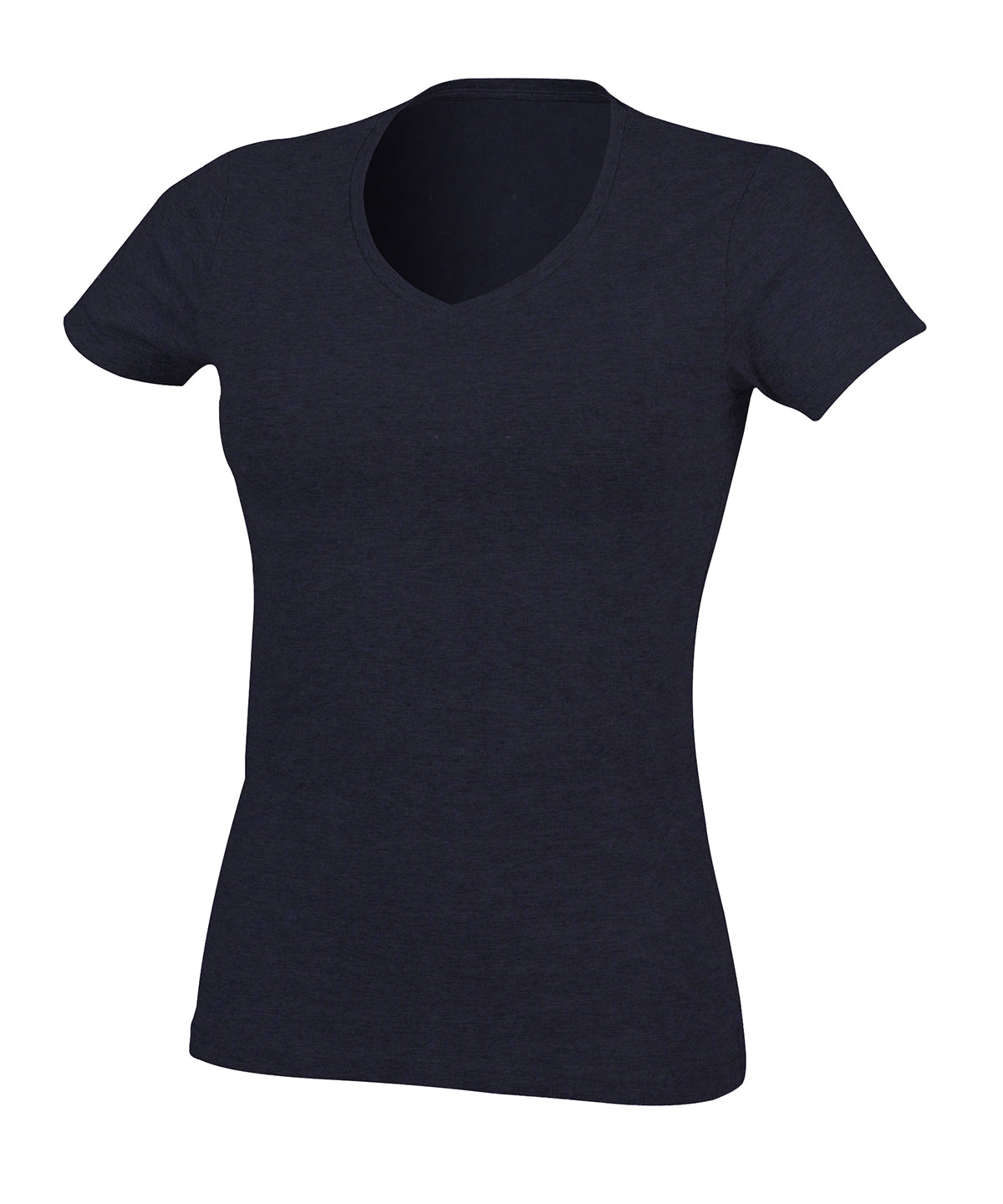Stuttermabolir - Feel Good Women's Stretch V-neck T-shirt