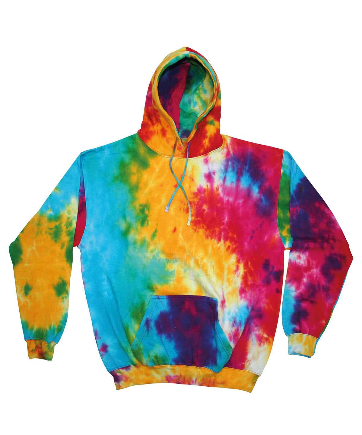 Hettupeysur - Rainbow Tie-dye Hoodie